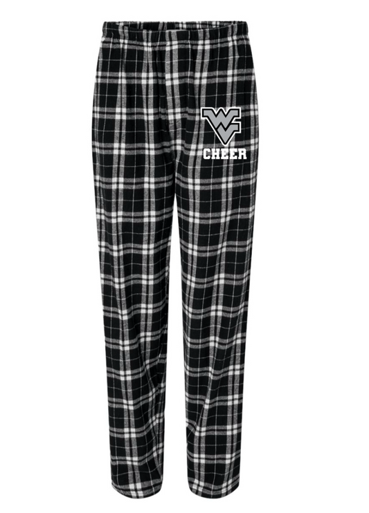 Wallkill Valley Cheer Flannel Pants- Adult